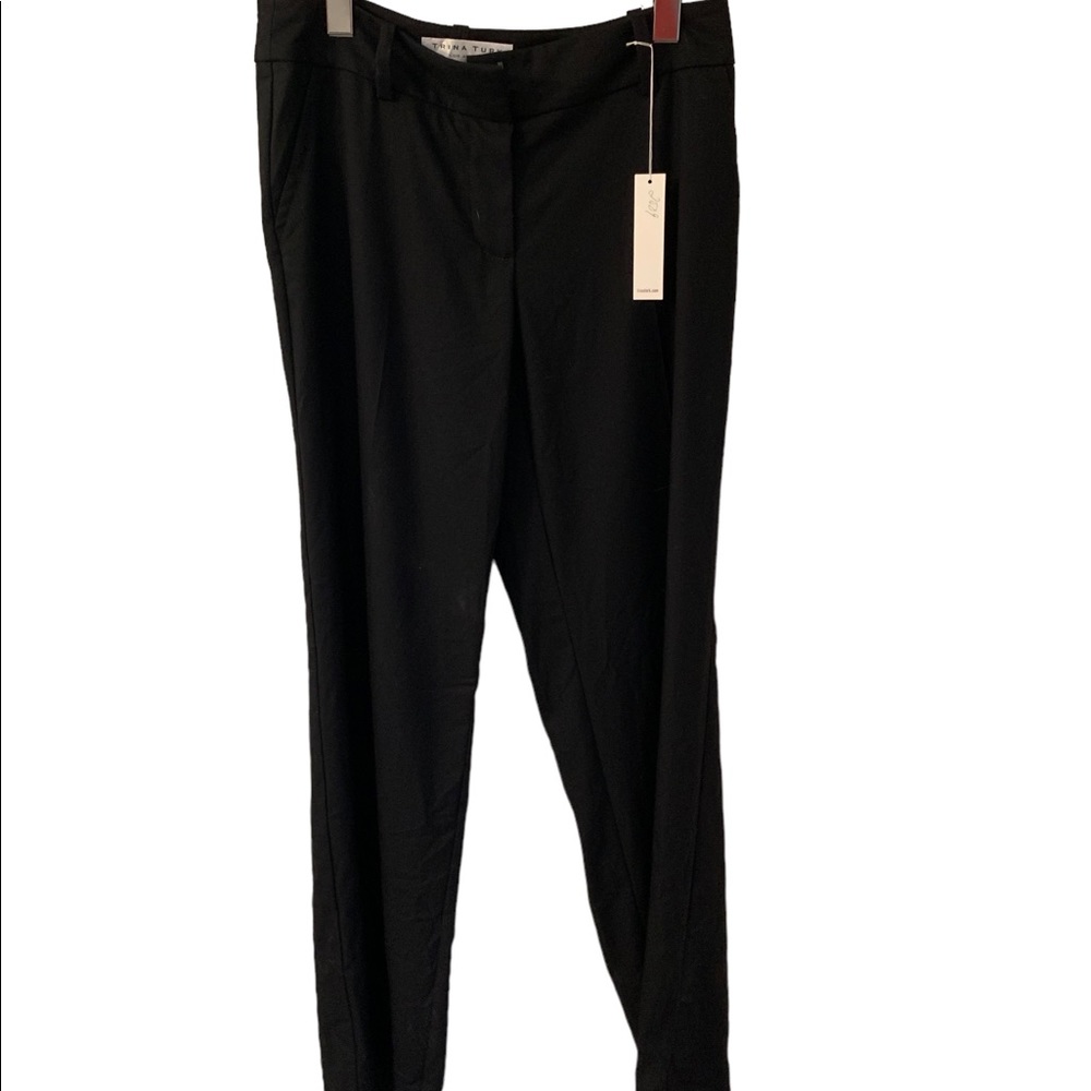 Women's Trina Turk Black Dress Pants Size 4 NWT $218